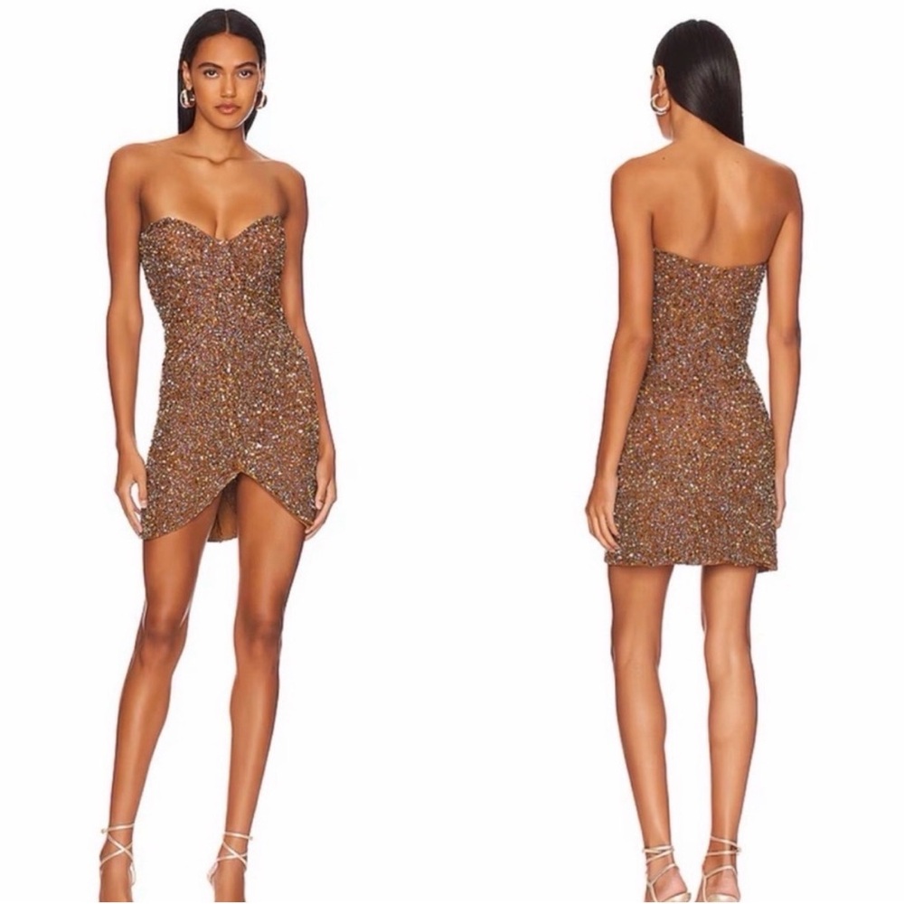 NWOT Retrofete Hannah Dress Amber Brown